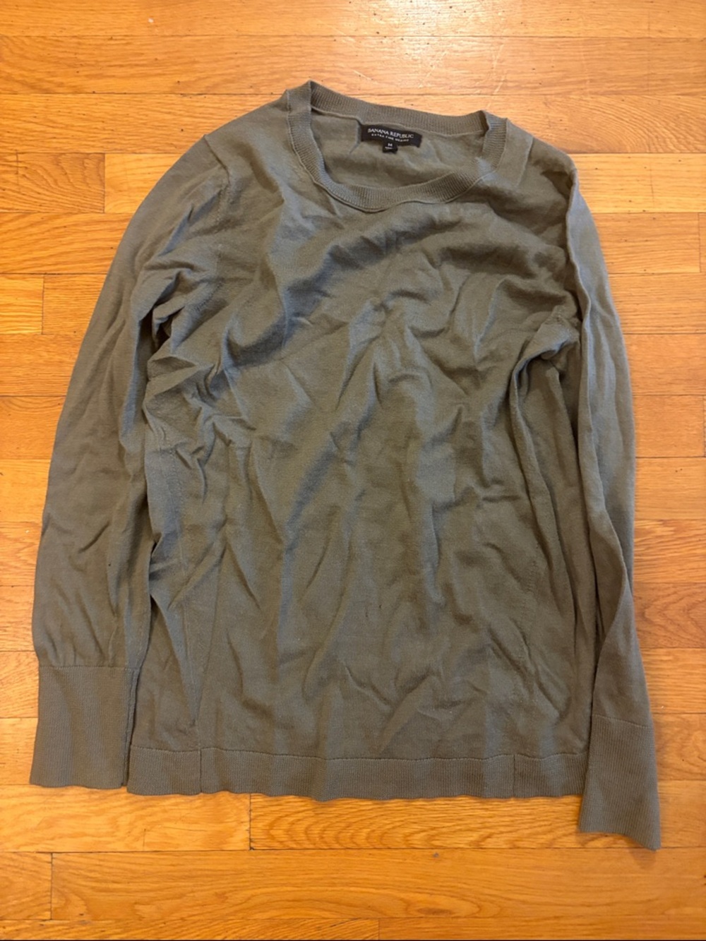 Banana Republic Olive Crewneck Sweater